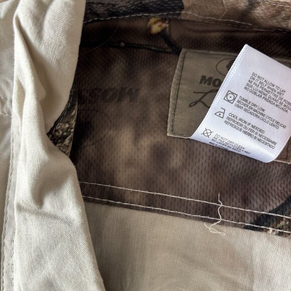 Mossy Oak Shirt Mens Large Shooting Button Down Hunting Outdoor Western NWT - Picture 6 of 11